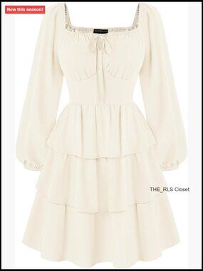 Off Shoulder Long Sleeve Renaissance Corset Dress with Pockets